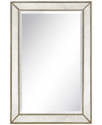 Empire Art Direct Solid Wood Frame Covered with Beveled Antique Mirror Panels