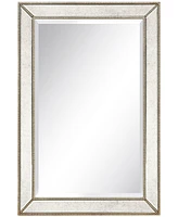 Empire Art Direct Solid Wood Frame Covered with Beveled Antique Mirror Panels