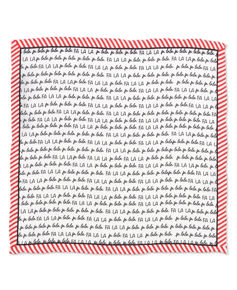 Cufflinks Inc. Men's Fa La La Holiday Pocket Square