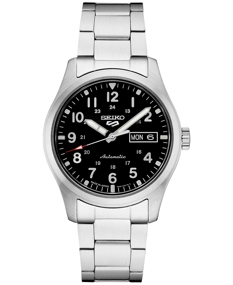 Seiko Men's Automatic 5 Sports Stainless Steel Bracelet Watch 43mm