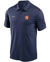 Men's Navy Houston Astros Cooperstown Collection Logo Franchise Performance Polo