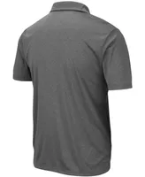 Men's Heathered Charcoal Colorado Buffaloes Wordmark Smithers Polo