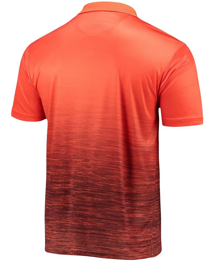 Men's Orange Clemson Tigers Marshall Polo