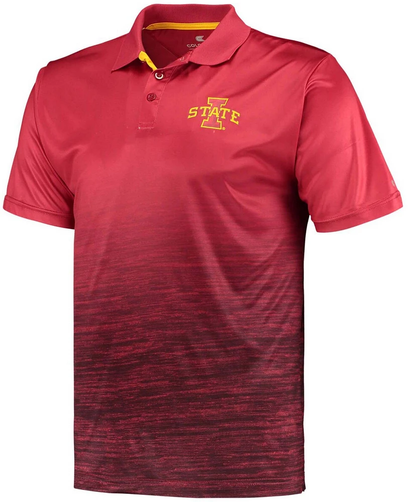 Men's Cardinal Iowa State Cyclones Marshall Polo