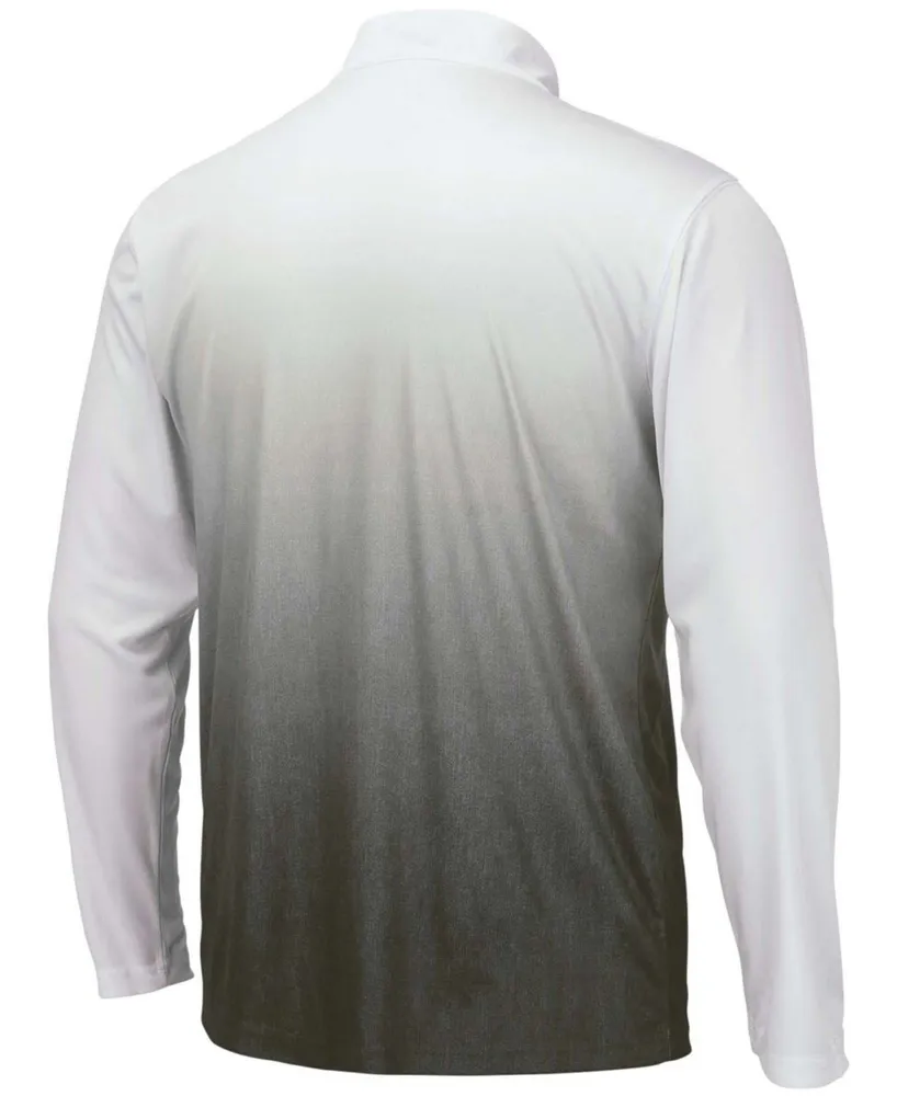 Men's Gray Oklahoma State Cowboys Magic Team Logo Quarter-Zip Jacket