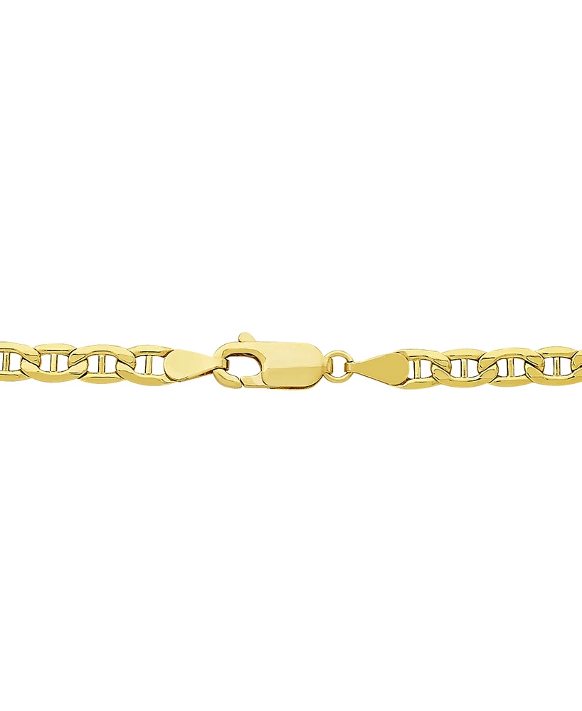 Lightweight Mariner Link 20" Chain Necklace (4mm) in 14k Gold