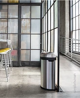 simplehuman 60 Liter Semi Round Open Top Commercial Trash Can