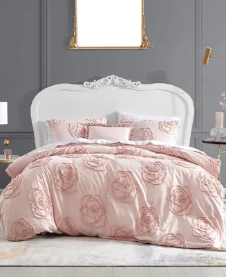 Betsey Johnson Rambling Rose 3-Pc. Duvet Cover Set, Twin