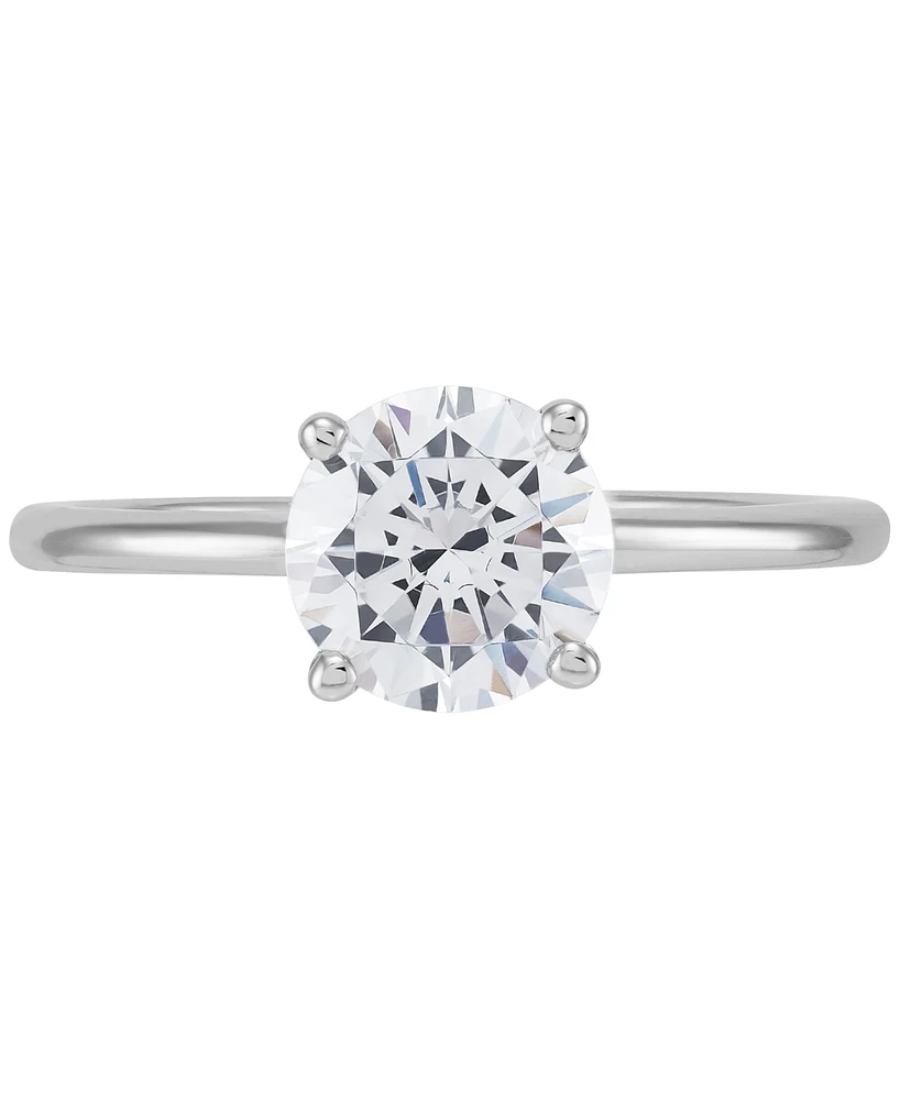 Grown With Love Igi Certified Lab Diamond Solitaire Engagement Ring (1-1/2 ct. t.w.) 14k White Gold