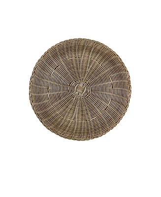 Faux Rattan Placemat Set