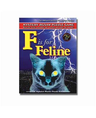 Tdc Games F Is For Feline Murder Mystery Jigsaw Puzzle