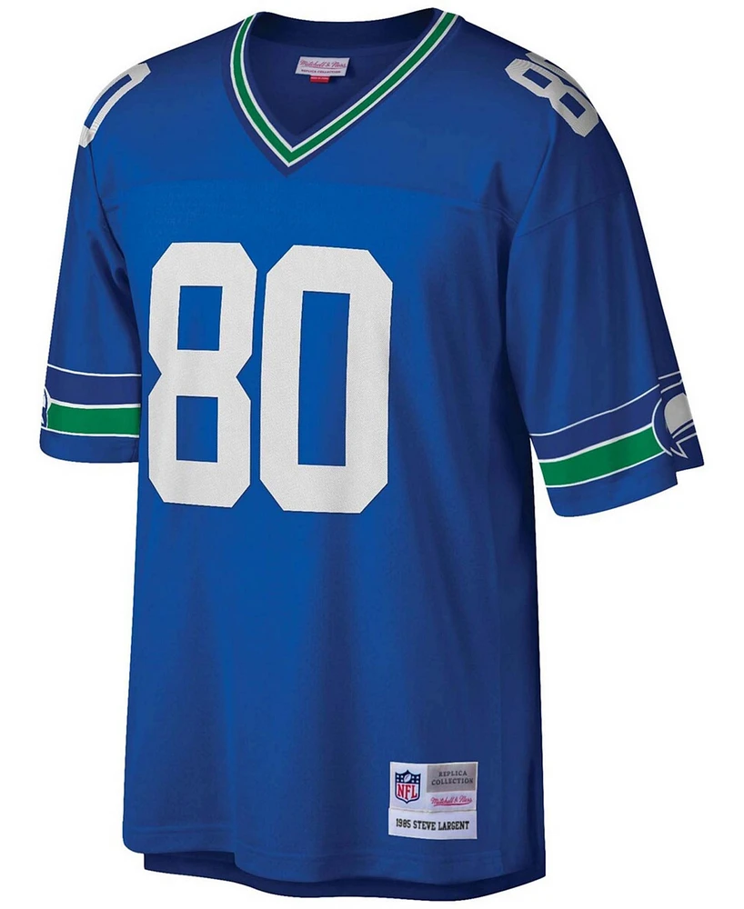 Men's Steve Largent Royal Seattle Seahawks Legacy Replica Jersey