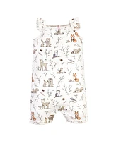 Hudson Baby Girls 2Pk Rompers