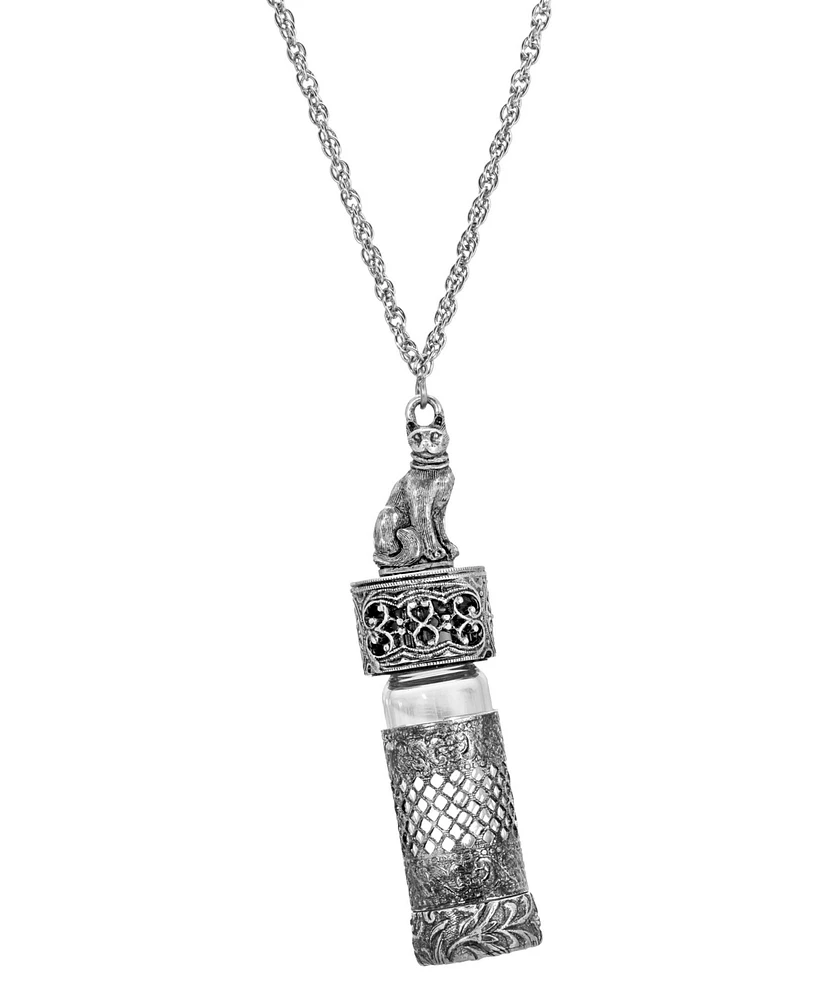 2028 Cat Vial Cap Necklace