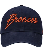 Women's Navy Denver Broncos Vocal Clean Up Adjustable Hat