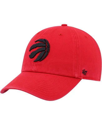 Men's Red Toronto Raptors Team Clean Up Adjustable Hat