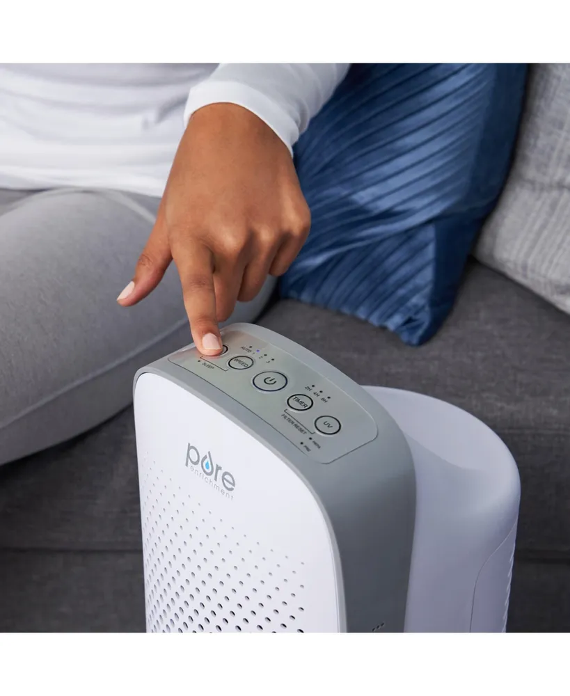 Pure Enrichment True Hepa Elite Air Purifier with Air Quality Monitor