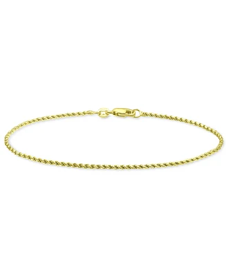 Giani Bernini Rope Link Bracelet in 18k Gold-Plated Sterling Silver, Created for Macy's