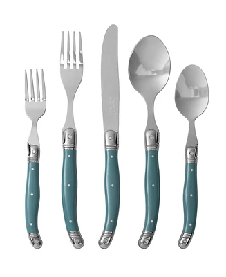 French Home Laguiole 20 Piece Stainless Steel Flatware Set, Service for 4