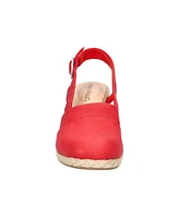 Easy Street Women's Stargaze Espadrille Slingback Wedges