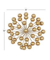 CosmoLiving by Cosmopolitan Metal Modern Abstract Sculpture, 12" x 12"
