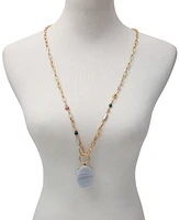 T Tahari Women's One Strand Pendent Necklace