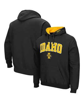 Men's Colosseum Black Idaho Vandals Arch and Logo Pullover Hoodie