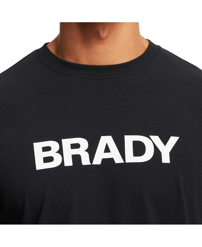 Men's Brady Black Wordmark Long Sleeve T-shirt