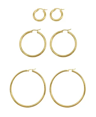 Adornia Hoop Earring Set