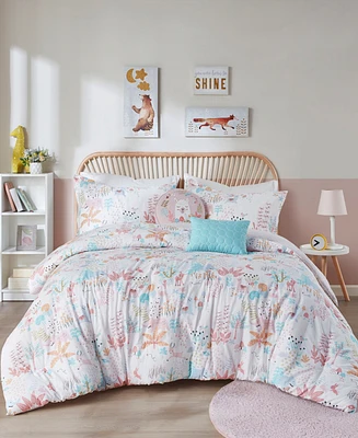 Intelligent Design Iris Woodland Animals 5-Pc. Comforter Set, Full/Queen