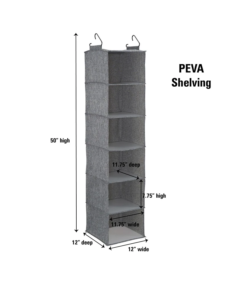 6 Shelf Hanging Closet Organizer