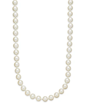 Charter Club Imitation Pearl (8mm) Strand Necklace, 24" + 2" extender, Created for Macy's