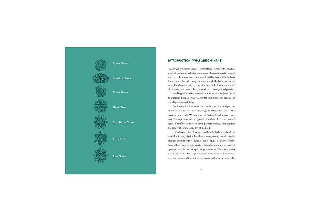 A Little Bit of Chakras Guided Journal