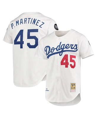 Men's Pedro Martinez White Los Angeles Dodgers 1993 Cooperstown Collection Home Authentic Jersey