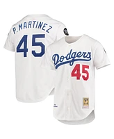 Men's Pedro Martinez White Los Angeles Dodgers 1993 Cooperstown Collection Home Authentic Jersey