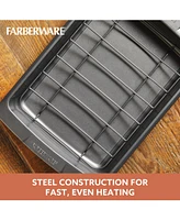 Farberware Bakeware Nonstick Roaster with U-Rack