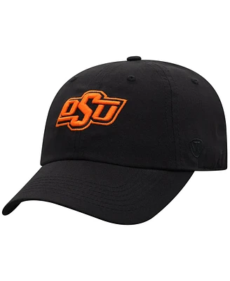 Men's Top of the World Black Oklahoma State Cowboys Staple Adjustable Hat