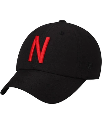 Men's Top of the World Black Nebraska Huskers Staple Adjustable Hat