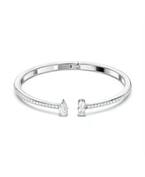 Swarovski Attract Mixed Cuts Rhodium Plated Cuff