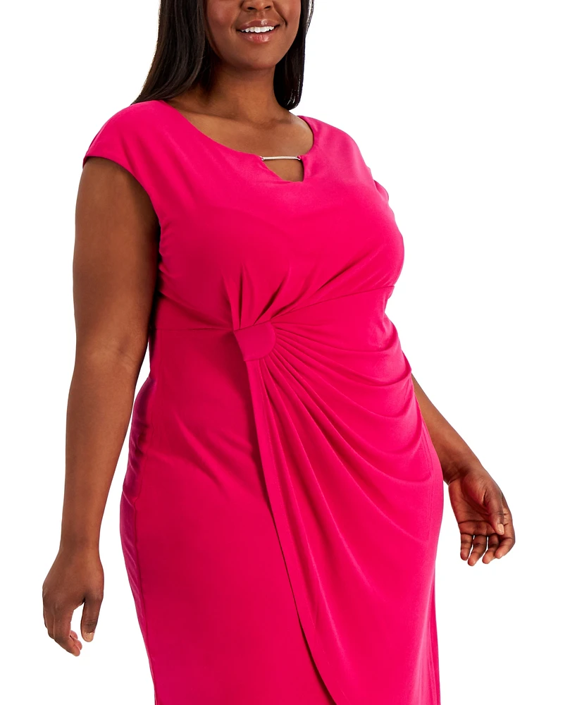 Connected Plus Side-Tab Dress