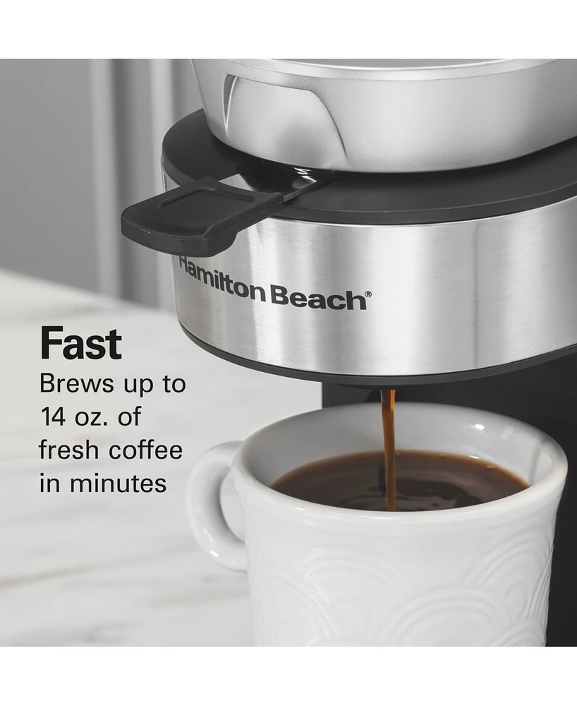 Hamilton Beach The Scoop Single-Serve Coffee Maker with Removable Reservoir