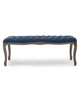 Tassia Traditional Button Tufted Bench