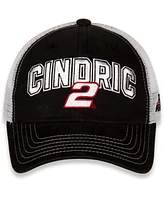 Women's Team Penske Black, White Austin Cindric Name and Number Adjustable Hat