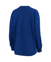Women's Royal Kansas Jayhawks Edith Long Sleeve T-shirt