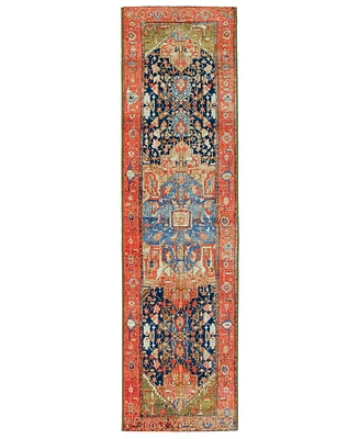 Liora Manne' Marina Heriz 1'11" x 7'6" Runner Outdoor Area Rug