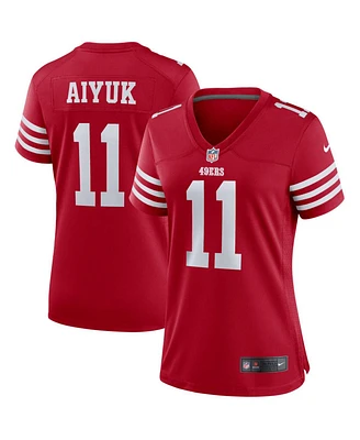 Women's Nike Brandon Aiyuk Scarlet San Francisco 49ers Player Game Jersey