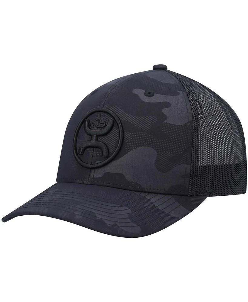 Men's Hooey Black O-Classic Trucker Snapback Hat