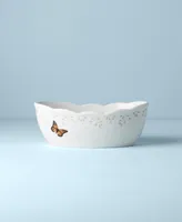 Lenox Butterfly Meadow Scalloped Oval Bread Basket