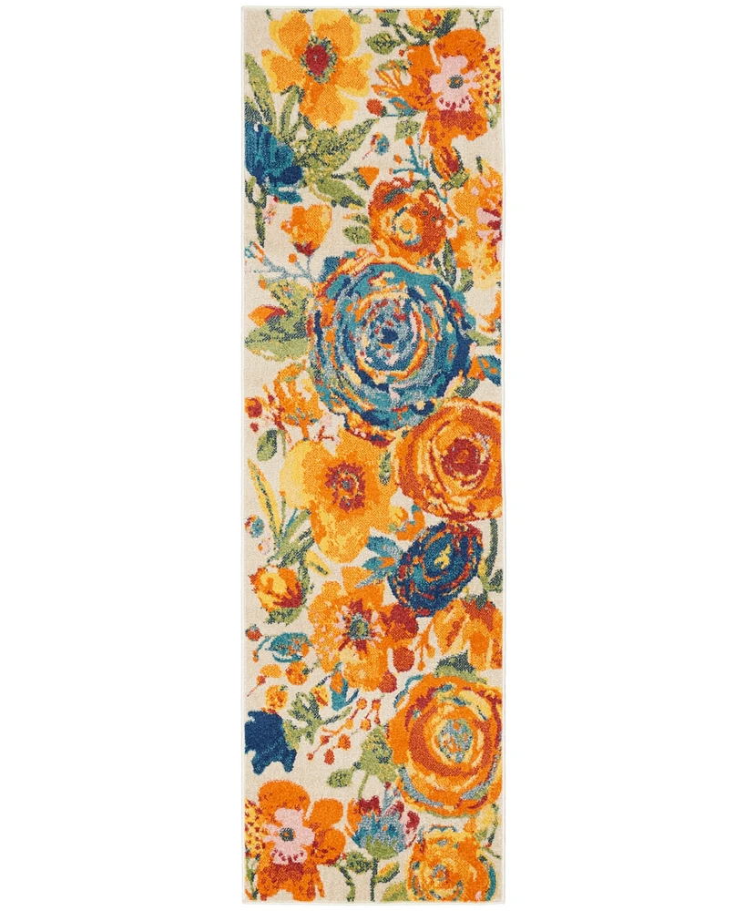 Nourison Home Allur ALR07 2'3" x 7'6" Runner Rug