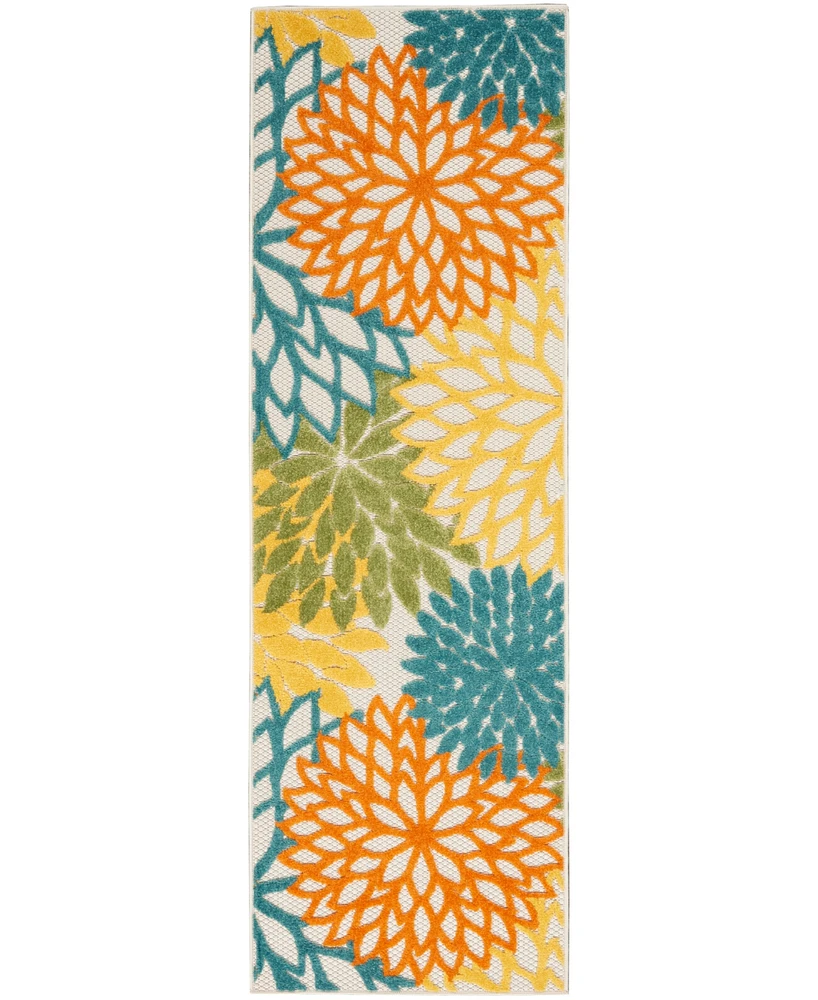 Nourison Home Aloha ALH05 2'3" x 8' Runner Rug